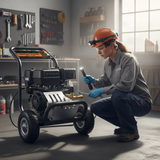 NRG 248 Bar Gasoline Pressure Washer with 15HP Engine and 5 Quick-Connect Nozzles V1 - 15G36-15A
