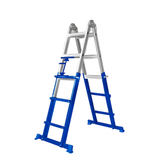 Wadfow 4x3 Steps Multi-Purpose Steel & Aluminium Ladder with 150kg Max Load - WLD7H12