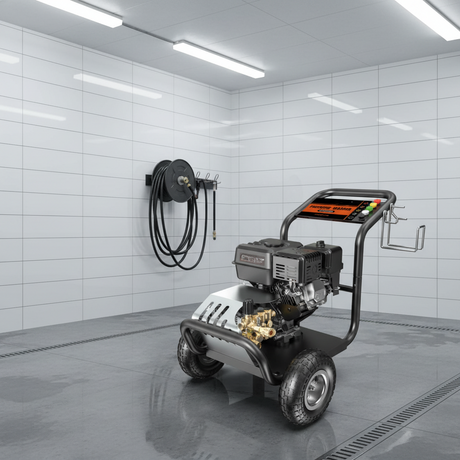 NRG 248 Bar Gasoline Pressure Washer with 15HP Engine, Manual Start and 5 Nozzles V2 - NPPW250-15