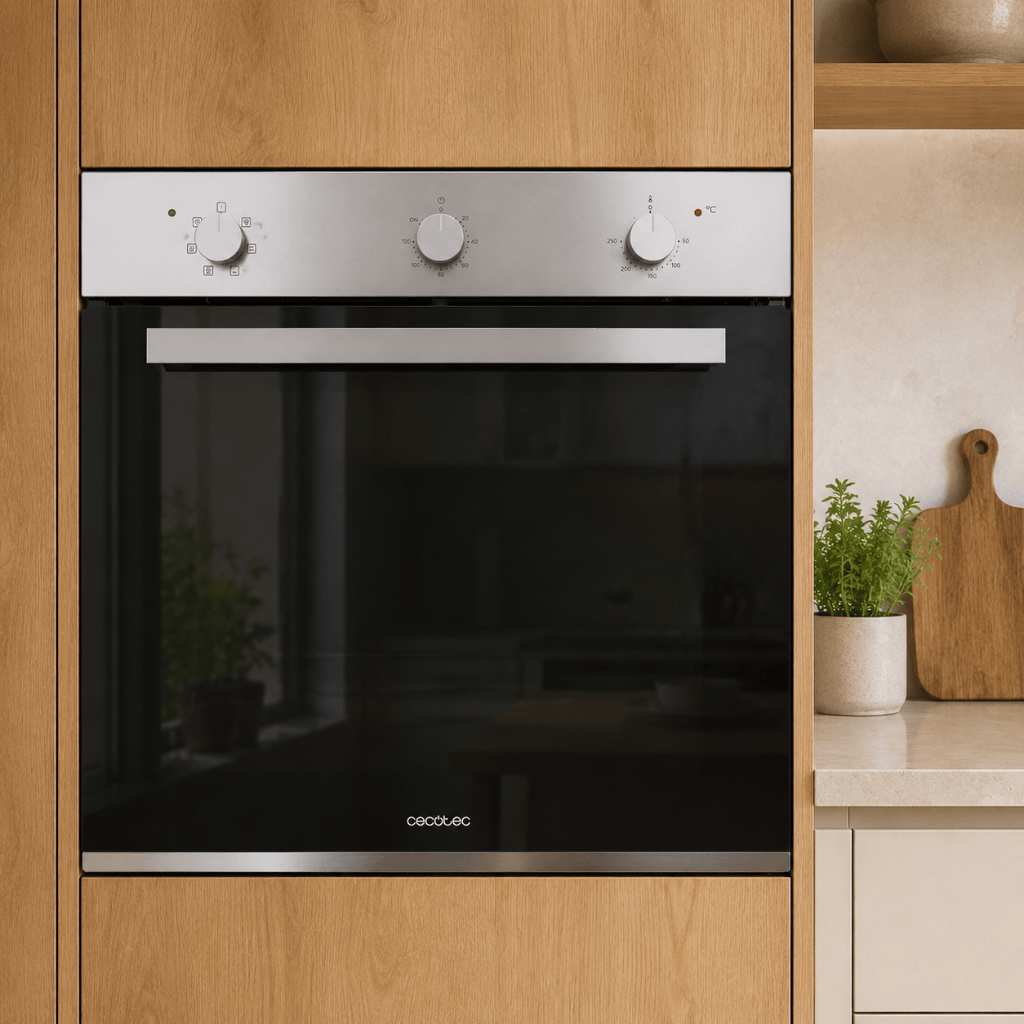 Cecotec Bolero Hexa Mirror Time 60cm Manual Built-In Multifunction Oven 2800W with 70L Capacity & 6 Cooking Functions - 4728