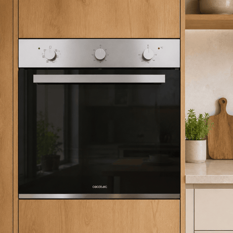 Cecotec Bolero Hexa Mirror Time 60cm Manual Built-In Multifunction Oven 2800W with 70L Capacity & 6 Cooking Functions - 4728