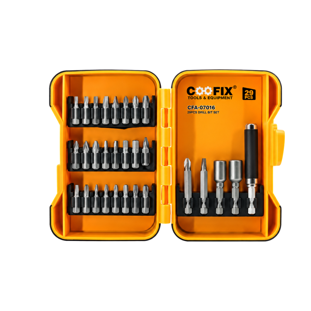 Coofix 29-Piece Chrome-Vanadium Screwdriver Bit Set - 28994