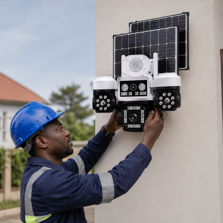 IOMA Five-Camera PTZ 4G Solar Security System with Colour Night Vision - IO-SG405