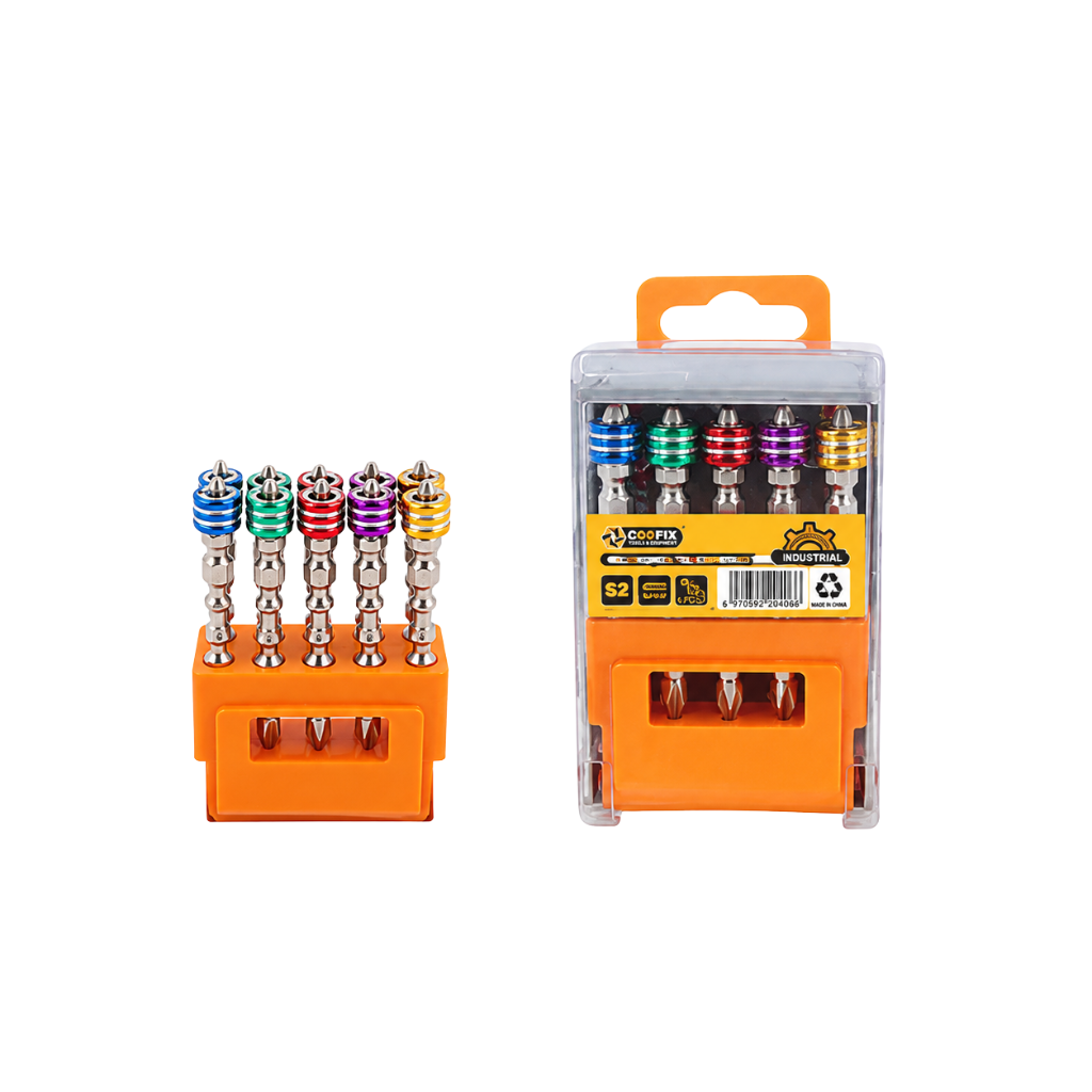 Coofix 10-Piece Magnetic Ring Screwdriver Bits Set - 27493