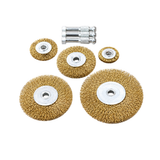 Coofix 5-Piece Flat Steel Wire Wheel Set - 27508