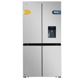 Cecotec Bolero CoolMarket 564L Four-Door Refrigerator with Water Dispenser | Black & Inox