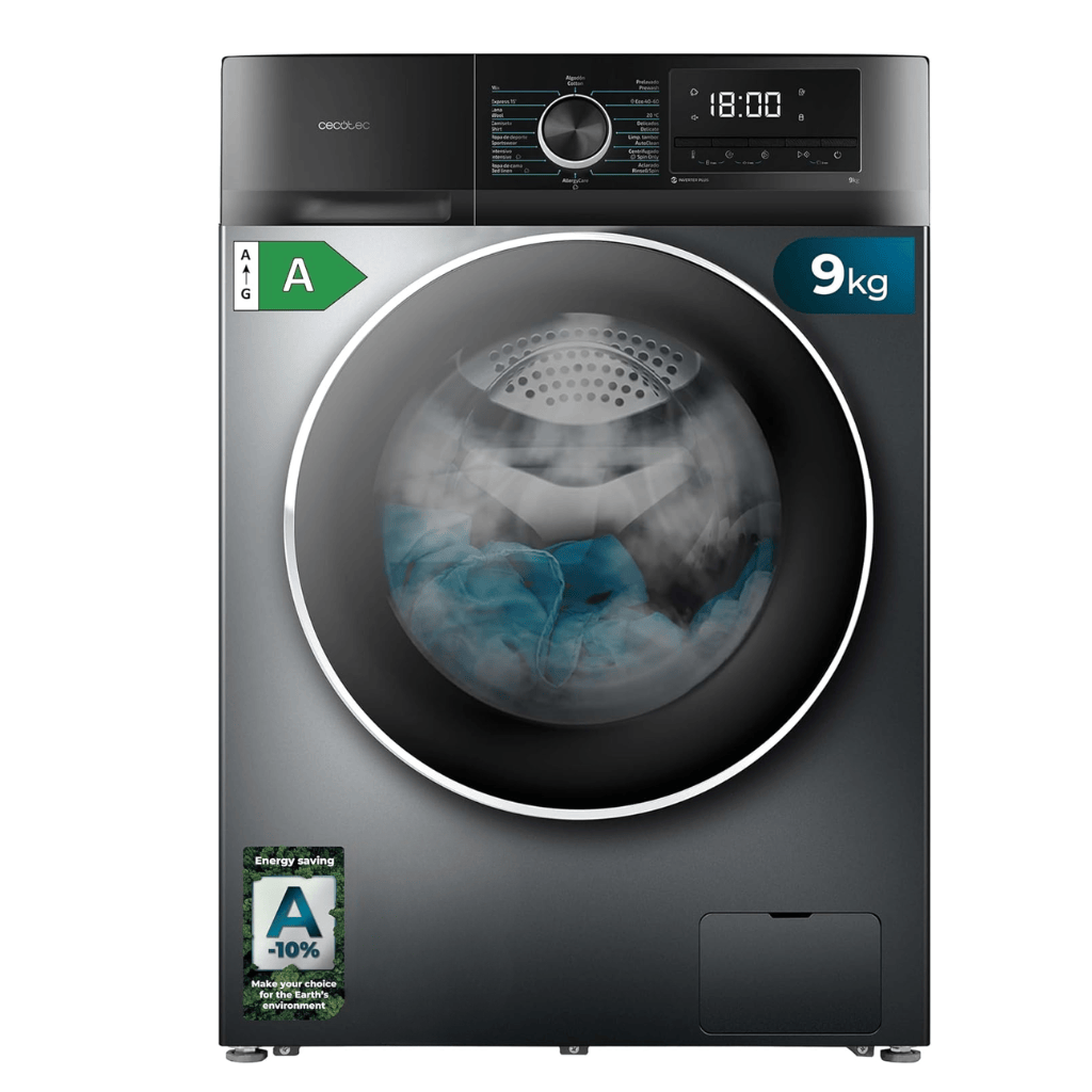 Cecotec Bolero DressCode Inverter 9kg Steel Front-Load Washing Machine - 2469