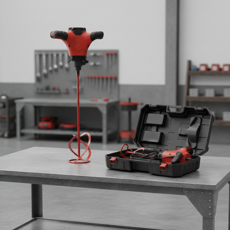 Rubi Rubimix-9 Supertorque Electric Paint & Mortar Mixer with Carrying Case 1800W - RUBI-26974