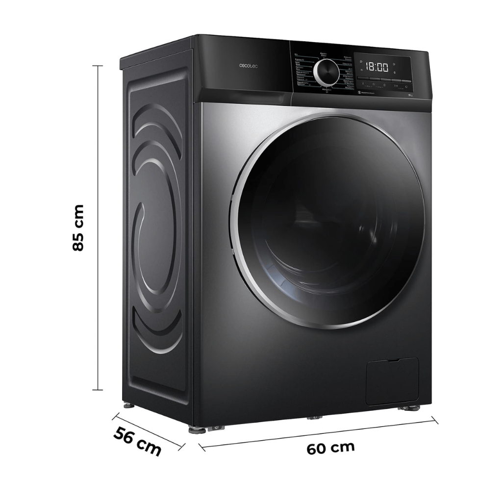 Cecotec Bolero DressCode Inverter 9kg Steel Front-Load Washing Machine - 2469