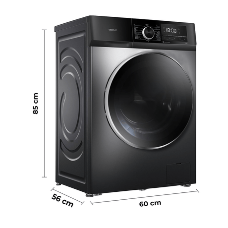 Cecotec Bolero DressCode Inverter 9kg Steel Front-Load Washing Machine - 2469