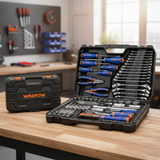 Wadfow 109-Piece Professional Combination Tool Set with Ratchets, Sockets & Wrenches - WHS2109