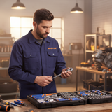 Wadfow 109-Piece Professional Combination Tool Set with Ratchets, Sockets & Wrenches - WHS2109