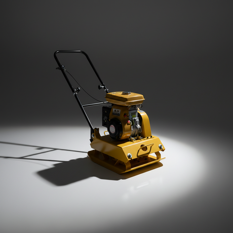 NRG 5HP Heavy-Duty Gasoline Plate Compactor 90kg with 25kN Centrifugal Force - T80
