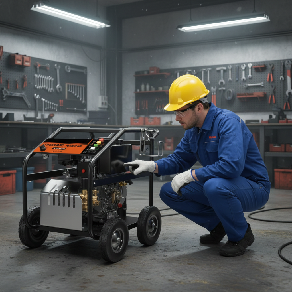 NRG 240 Bar Diesel Pressure Washer with 10HP Engine, Key Start, Battery and 4 Nozzles - NPPW250-10