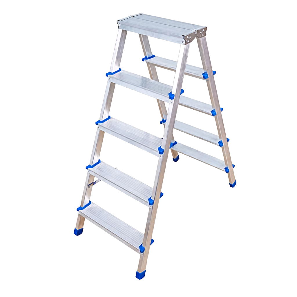 Tera LB Series Double-Sided Aluminium Household Step Ladder | 4 & 5 Steps