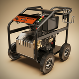 NRG 240 Bar Diesel Pressure Washer with 10HP Engine, Key Start, Battery and 4 Nozzles - NPPW250-10