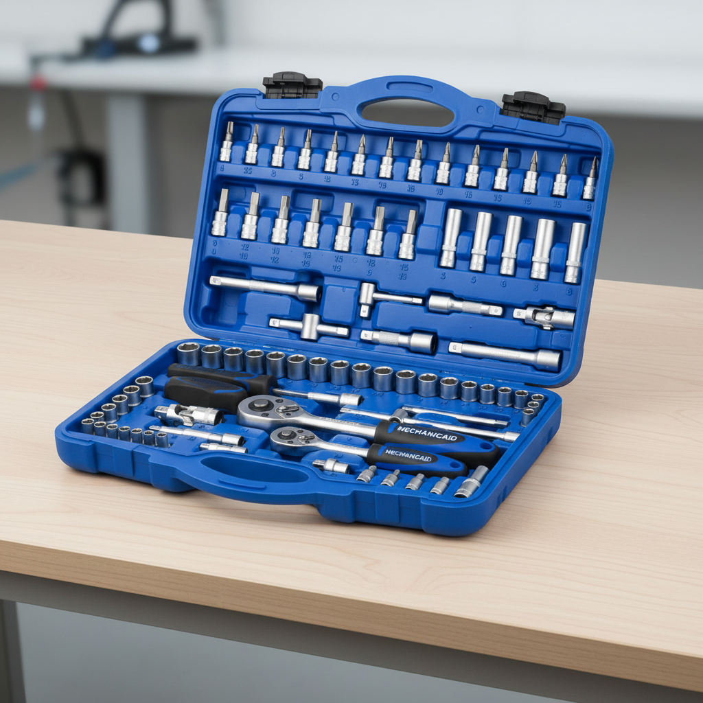 Mechanica 150-Piece 1/4", 3/8" & 1/2" Drive Socket Set - ME150