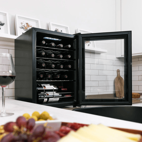 Cecotec Bolero GrandSommelier 2050 Inox Compressor Wine Cooler with 20 Bottles Capacity - 122