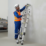 Tera 3.8m Straight Aluminium Telescopic Ladder - TL-3.8