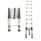 Tera 3.8m Straight Aluminium Telescopic Ladder - TL-3.8