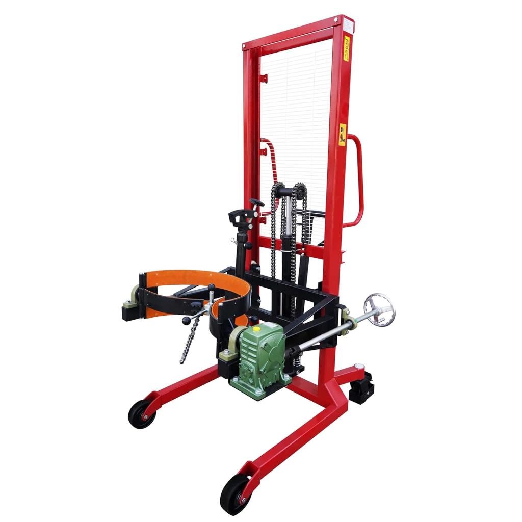 Raptor 1000kg Hydraulic Drum Stacker with 2m Lift Height - R-DS-1000