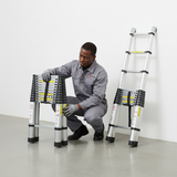 Tera 3.8m Straight Aluminium Telescopic Ladder - TL-3.8