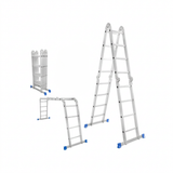 Wadfow 4x5 Steps Multi-Purpose Aluminium Ladder with 150kg Max Load - WLD7H45