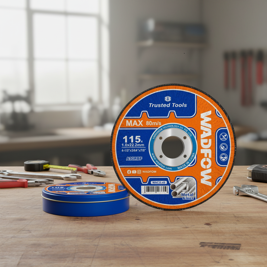 Wadfow 15-Piece 115mm/4" Abrasive Metal Cutting Disc Set - WAC2L45