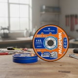 Wadfow 15-Piece 115mm/4" Abrasive Metal Cutting Disc Set - WAC2L45