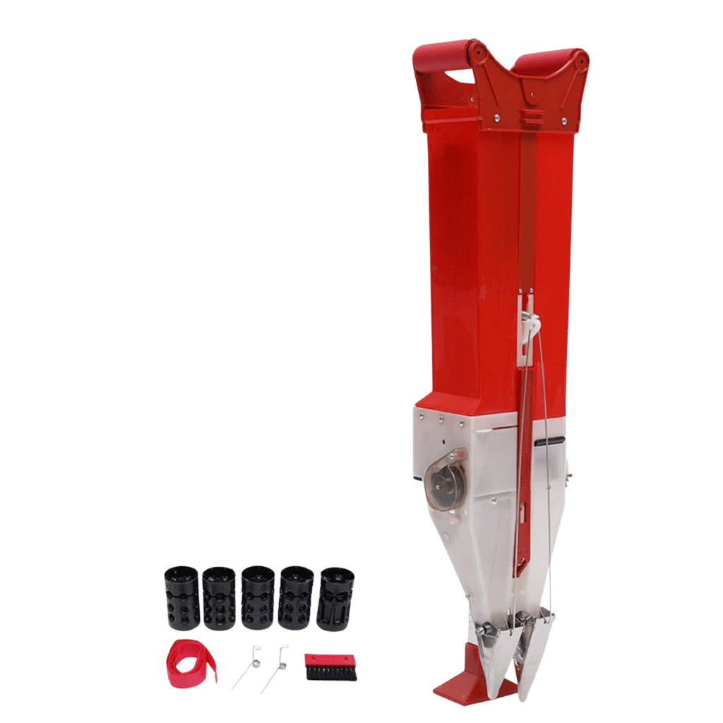 Padark Manual 2-in-1 Jab Planter & Fertilizer Applicator with Interchangeable Seed Discs