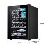 Cecotec Bolero GrandSommelier 2050 Inox Compressor Wine Cooler with 20 Bottles Capacity - 122