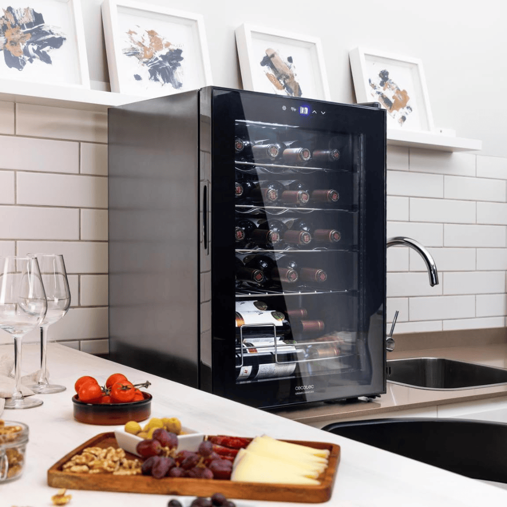 Cecotec Bolero GrandSommelier 2050 Inox Compressor Wine Cooler with 20 Bottles Capacity - 122