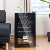 Cecotec Bolero GrandSommelier 2450 Compressor Wine Cooler with 24 Bottles Capacity | Black & Inox