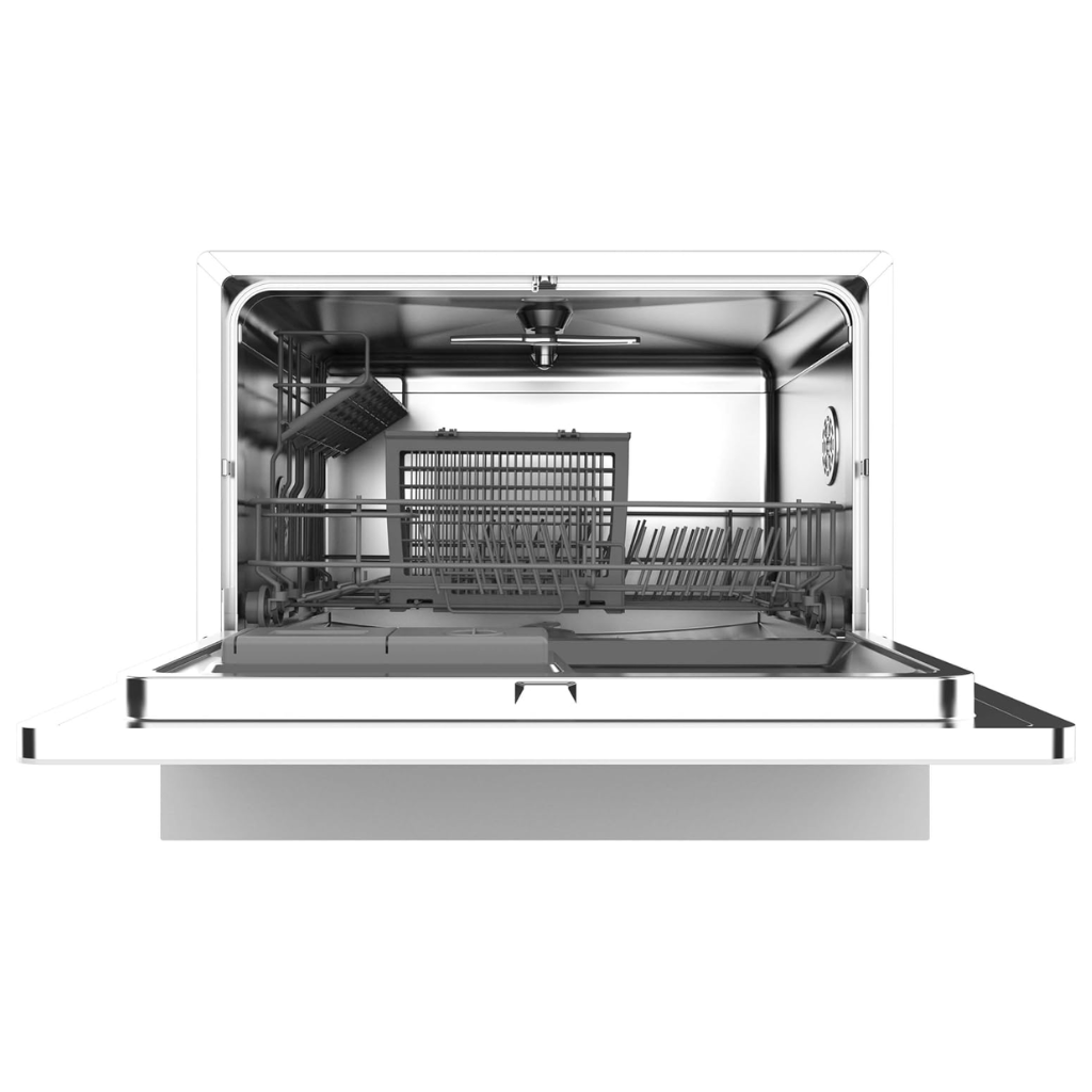 Cecotec Bolero Aguazero Semi-Integrated Compact Black Glass Dishwasher with 6 Place Settings - A01_EU01_100467