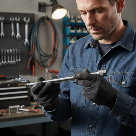 Mechanica 1" Drive Socket Wrench Extension Bar 400mm - MEEB400-1BM