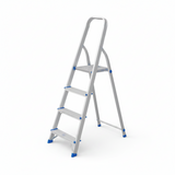 Wadfow 4-Step Aluminium Household Ladder with 120kg Max Load - WLD3H04