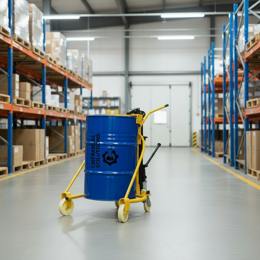 Raptor Series A 350kg Hydraulic Drum Trolley - R-DT-350A