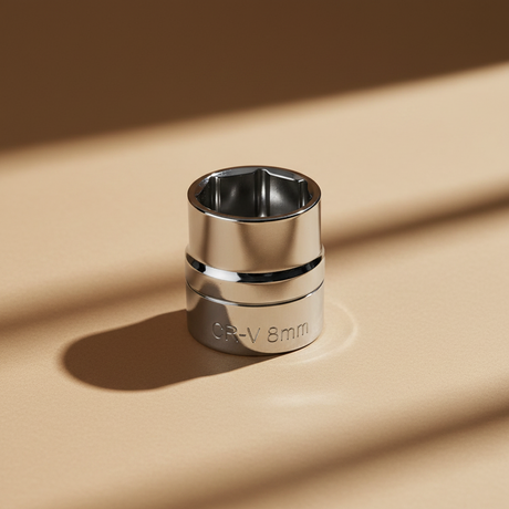 Mechanica 1/2" Drive 6-Point Short Metric Shallow Socket | 8mm-32mm