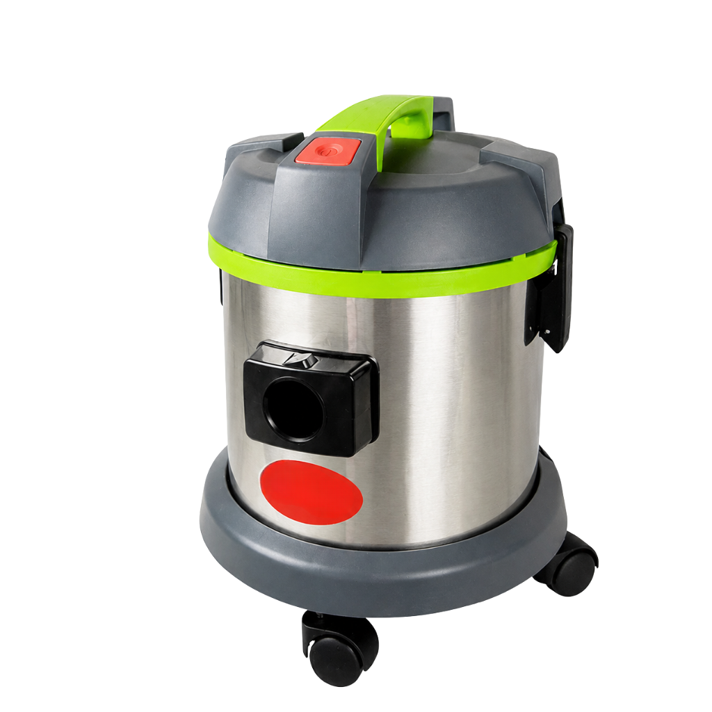 NRG 15L Silent Mode Stainless Steel Wet & Dry Vacuum Cleaner with Italian Motor 1000W - HT-15J