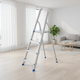 Wadfow 4-Step Aluminium Household Ladder with 120kg Max Load - WLD3H04