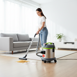 NRG 15L Silent Mode Stainless Steel Wet & Dry Vacuum Cleaner with Italian Motor 1000W - HT-15J