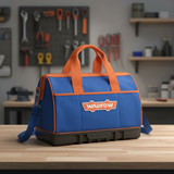 Wadfow 16" Heavy-Duty Tool Bag with Reinforced Plastic Base - WTG3216