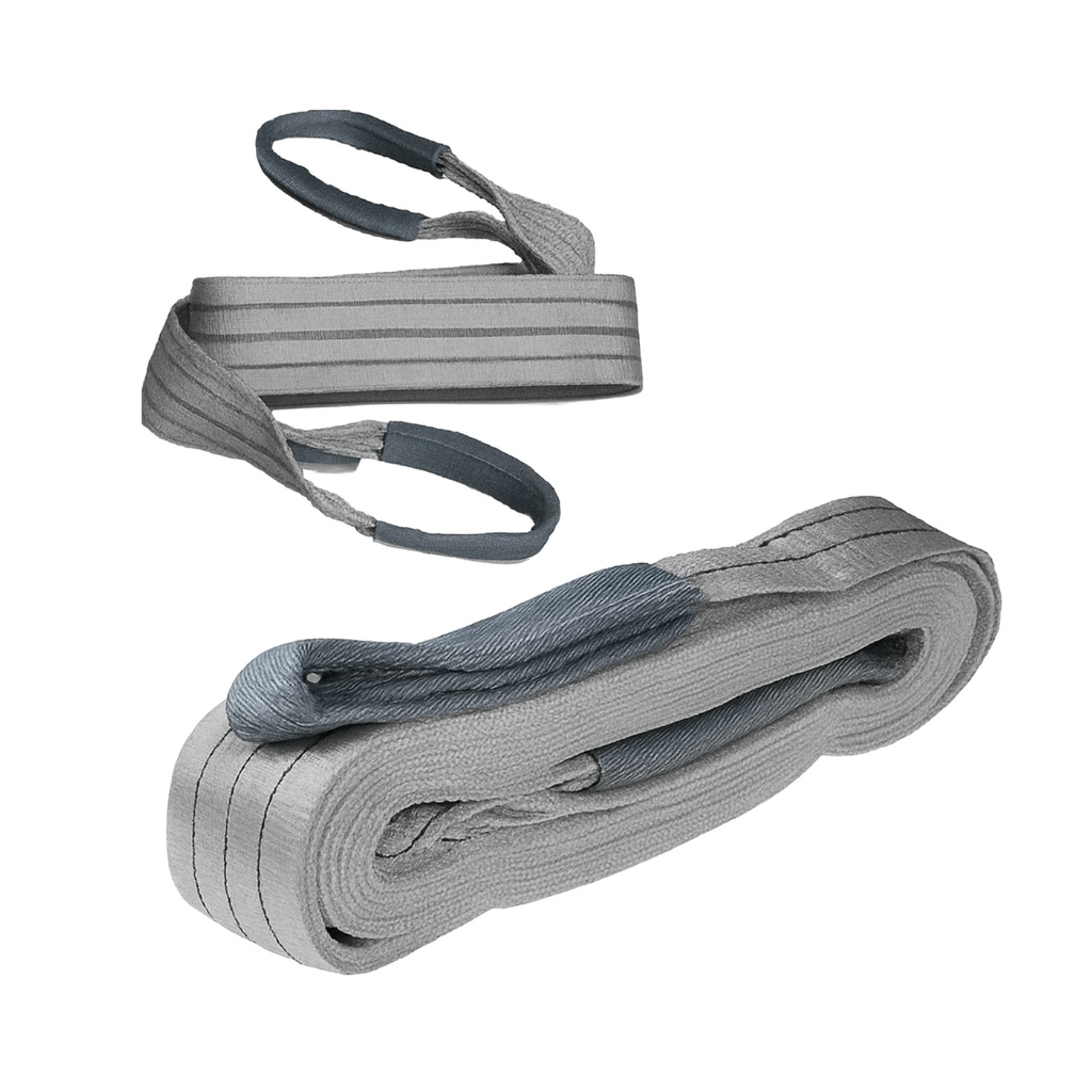 Tera WS Series Heavy-Duty Flat Webbing Lifting Sling with Reinforced Eyes | 3T-12T