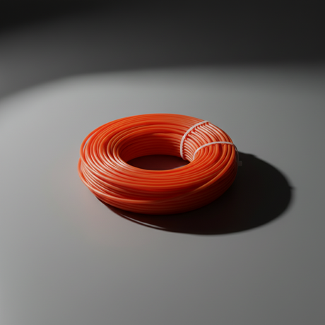 Power Orange Square Replacement Trimmer Line 2.4mm × 15m - C/N-5-2