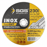 SGS Stainless Steel & Metal Cutting Disc for Angle Grinders | 4.5" & 9"