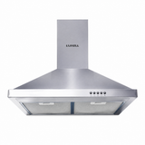 Luxell 60cm Stainless Steel Pyramid Cooker Hood with 450m³/h Extraction - DP6-X