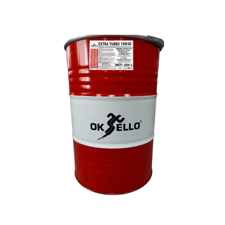Oksello Sae 15W-40 API CI-4 Extra Turbo - 200L Auto SupplyMaster
