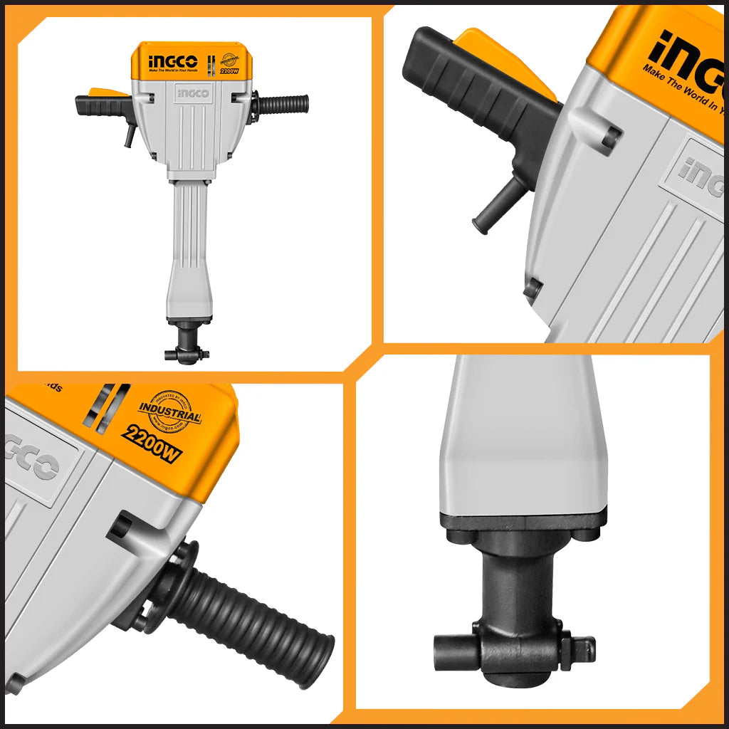 Ingco Demolition Breaker 2200W with HEX Chuck System - PDB22001