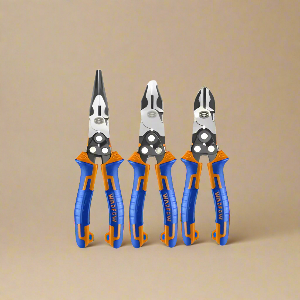 Wadfow 3-Piece Compound Action Pliers Set  - WPS0403