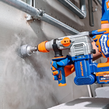 Wadfow 20V Cordless Rotary Hammer 28mm With Two Batteries - WLM1B282